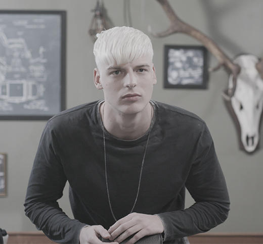 How to Create A Bleached Short Hair Look for Men | SEB MAN How to Create A Bleached Short Hair Look for Men | SEB MAN