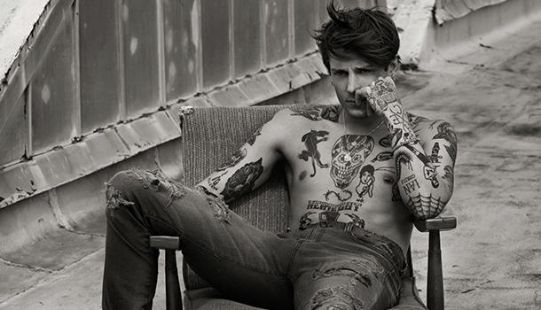 Anders, tattoo artist and model